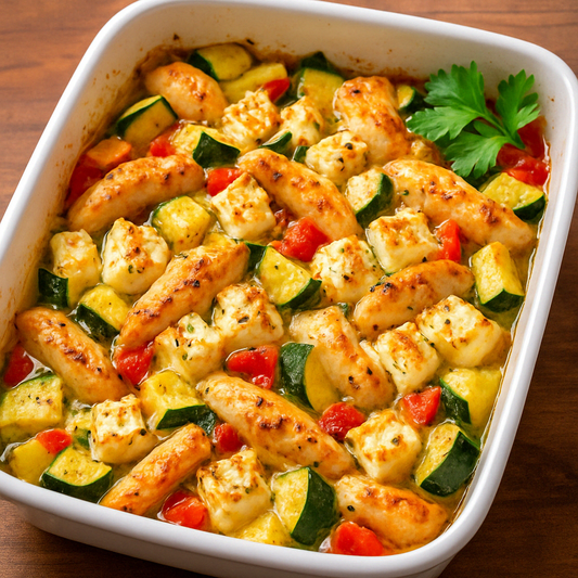 Hähnchen-Feta-Auflauf