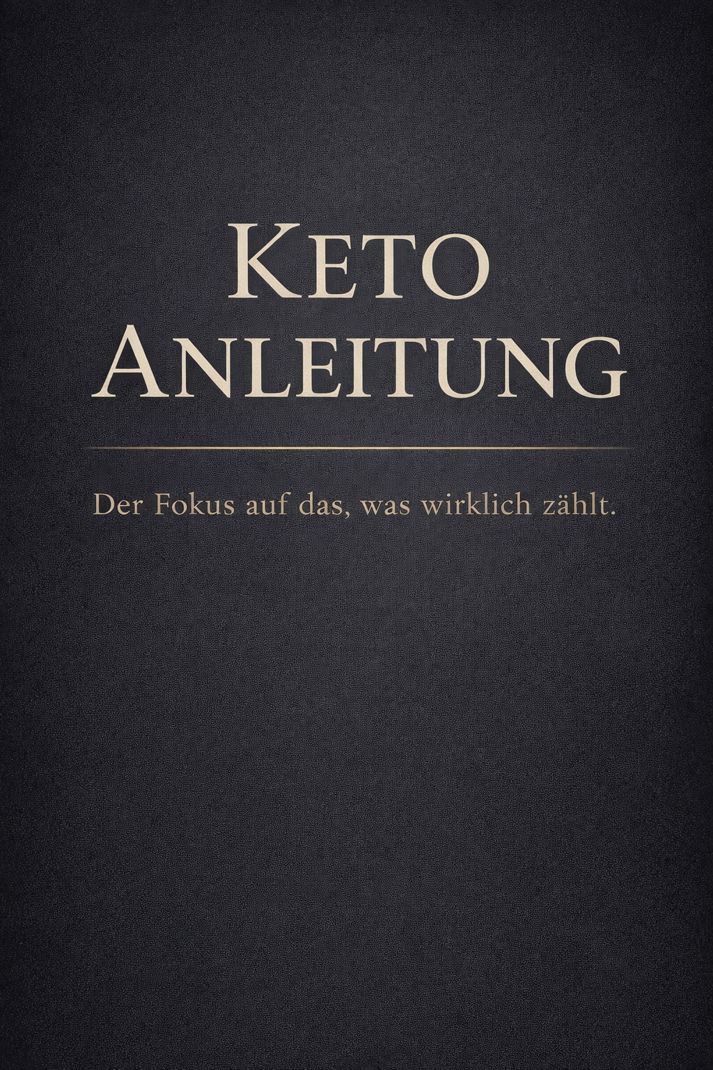 Keto Anleitung - Digitale PDF