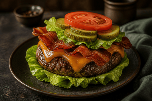 Keto-Burger ohne Brötchen - Keto-Anleitung.de