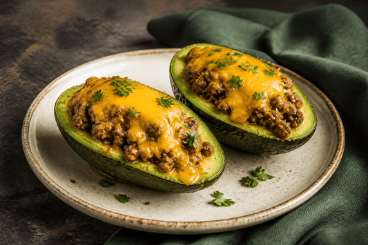 Gefüllte Avocado mit Hackfleisch & Käse - Keto-Anleitung.de